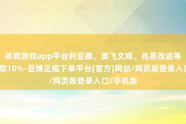 体育游戏app平台利亚德、奥飞文娱、兆易改进等涨幅均进取10%-亚博正规下单平台(官方)网站/网页版登录入口/手机版