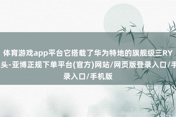 体育游戏app平台它搭载了华为特地的旗舰级三RYYB镜头-亚博正规下单平台(官方)网站/网页版登录入口/手机版