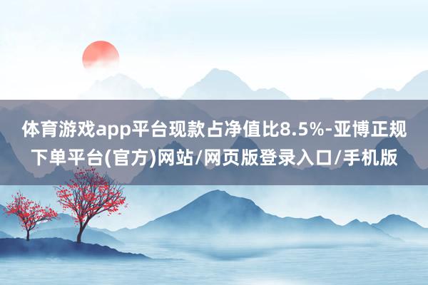 体育游戏app平台现款占净值比8.5%-亚博正规下单平台(官方)网站/网页版登录入口/手机版