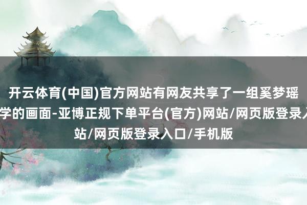 开云体育(中国)官方网站有网友共享了一组奚梦瑶送大女儿上学的画面-亚博正规下单平台(官方)网站/网页版登录入口/手机版
