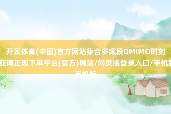开云体育(中国)官方网站集合多频段DMIMO时刻-亚博正规下单平台(官方)网站/网页版登录入口/手机版